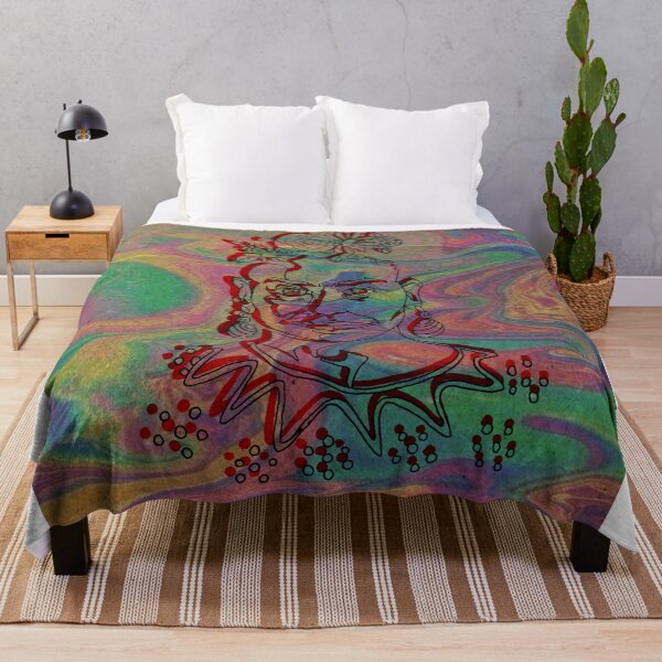 Item preview, kahlo psychedelic art designed and sold by Ilustra Club.