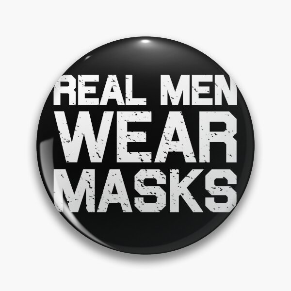 Item preview, Real Men Wear Masks designed and sold by d247.