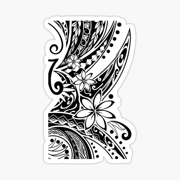 Item preview, Polynesian Black And White Tribal  designed and sold by sunnthreads.
