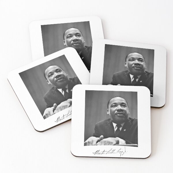 Item preview, Martin Luther King Signature Portrait designed and sold by stayfree101.