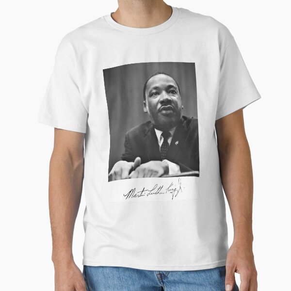 Item preview, Martin Luther King Signature Portrait designed and sold by stayfree101.