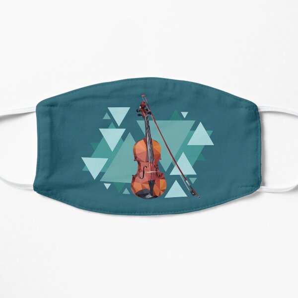 Vector Fiddle Violin Oldtime Music print Mask