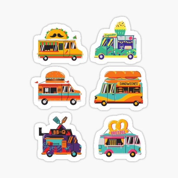 Item preview, Food Trucks designed and sold by TeesForNerds.
