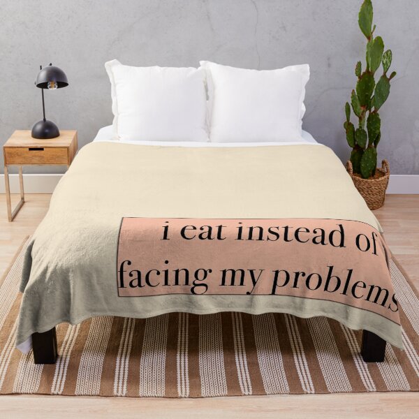 Item preview, I Eat Instead of Facing My Problems designed and sold by one-broke-kid.
