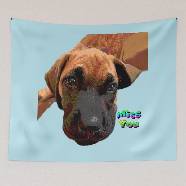 Item preview, Mastiff Miss You Pup designed and sold by kristalcurt.