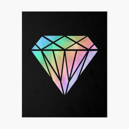 Holographic diamond Art Board Print for Sale by nikolaysparkov