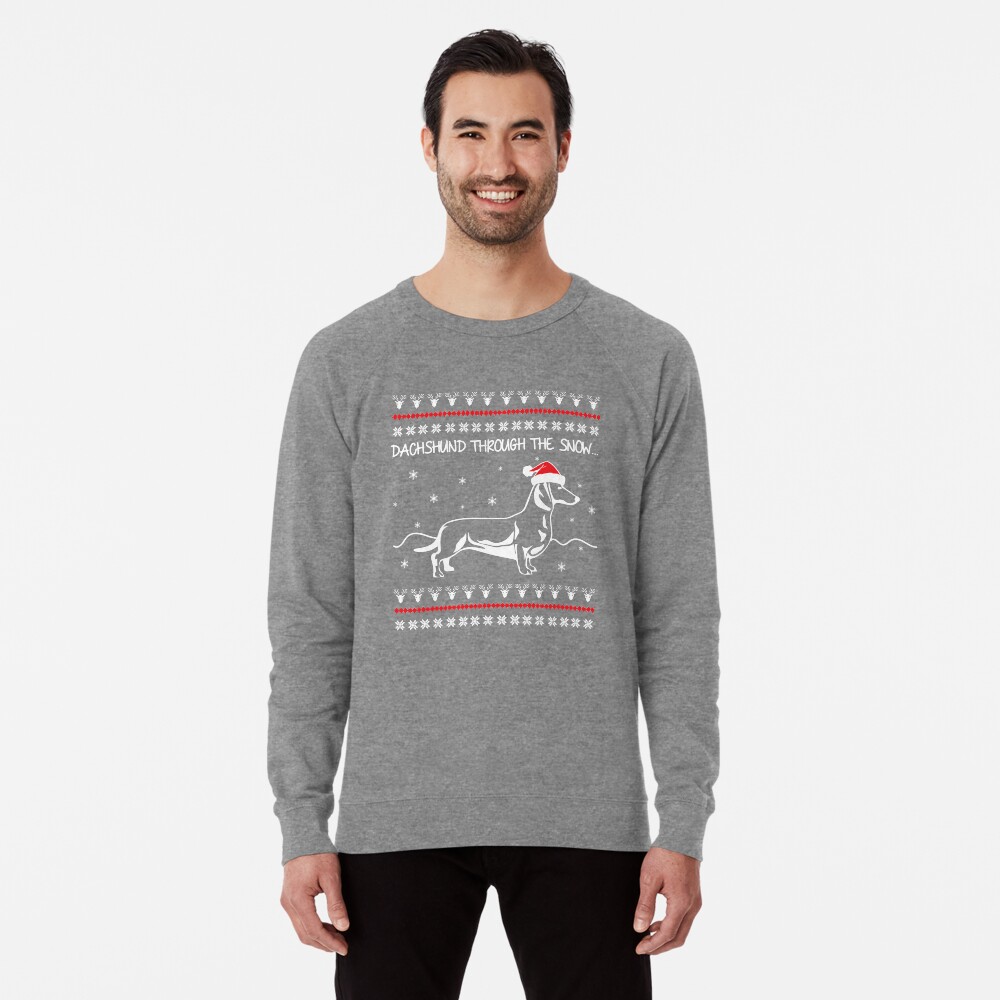Dachshund through shop the snow jumper