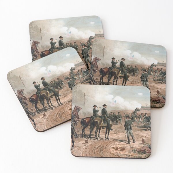 Item preview, General Sherman Observing The Siege of Atlanta designed and sold by warishellstore.