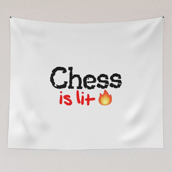 Item preview, Chess is Lit! designed and sold by DoodleDashCollective.