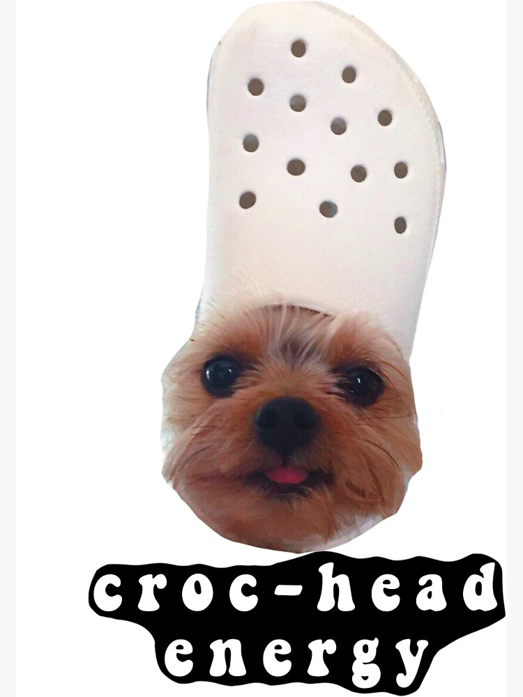 dog croc head