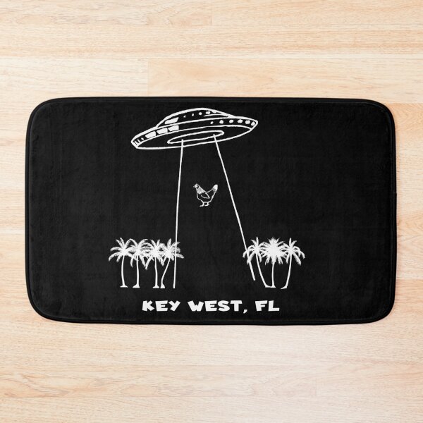 Item preview, Key West, FL Chicken Alien Abduction Palm Trees designed and sold by KoolMoDee.
