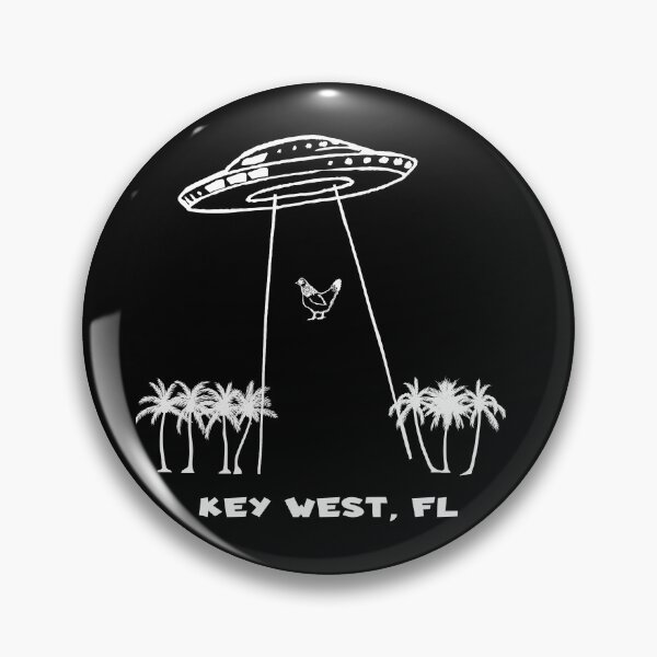 Item preview, Key West, FL Chicken Alien Abduction Palm Trees designed and sold by KoolMoDee.