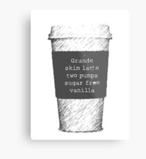Beckett's Coffee Metal Print