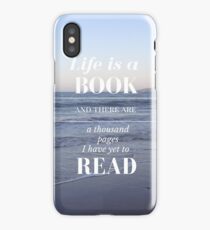 Life is a Book- Cassandra Clare- Beach iPhone Case