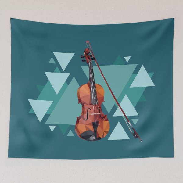Item preview, Vector Fiddle Violin Oldtime Music print designed and sold by felinedreams.