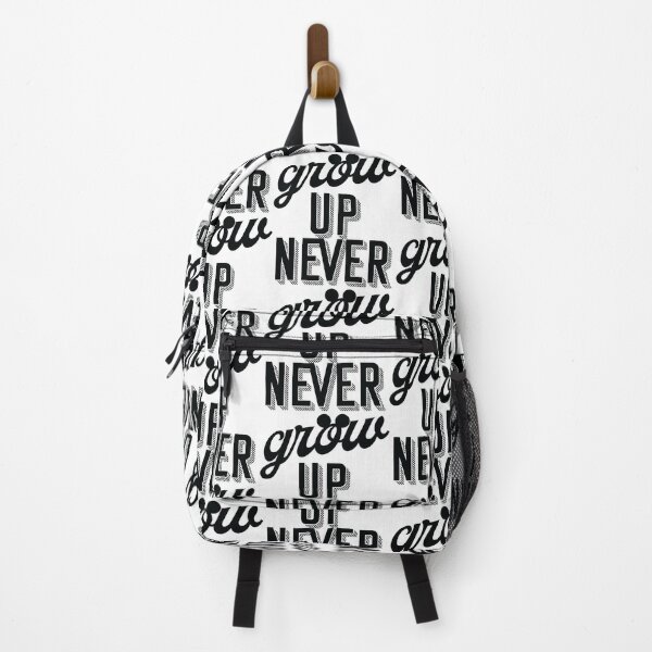 Item preview, Never Grow Up Quote designed and sold by PupnkittyMania ⭐⭐⭐⭐⭐.