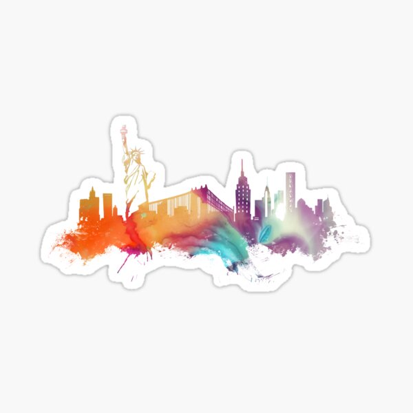 NYC New York City skyline Sticker