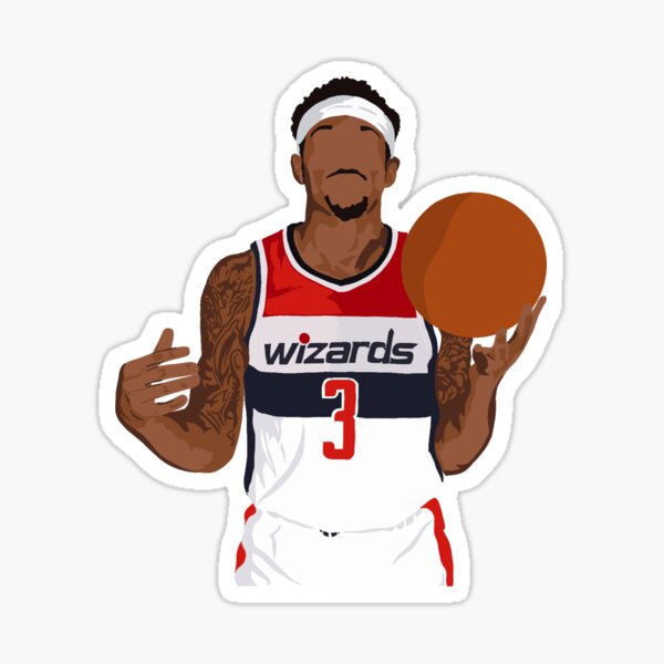  Bradley Beal Washington Wizards #3 Red Youth