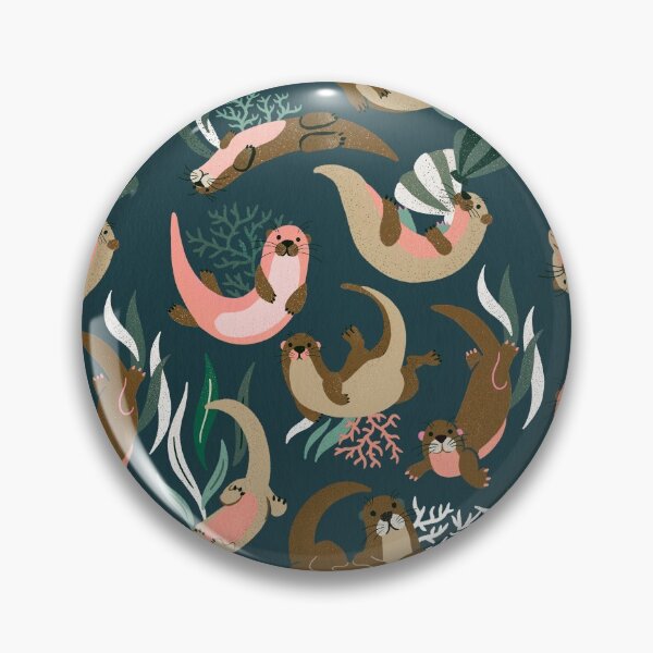 Item preview, Otter Collection - Teal Palette designed and sold by Cat Coquillette.