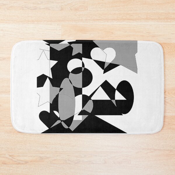 Item preview, Shapes black grey white.  designed and sold by OSG369.