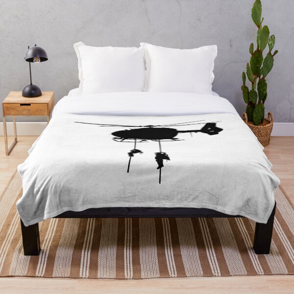 Item preview, Helicopter H 145 M / H145M Air Force, German Air Force, Police Special Forces abseil from helicopter. silhouette designed and sold by Marcin Adrian.