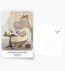 Mr. L'Hippopotame Postcards
