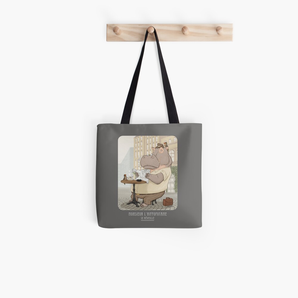 Mr. L'Hippopotame Tote Bag