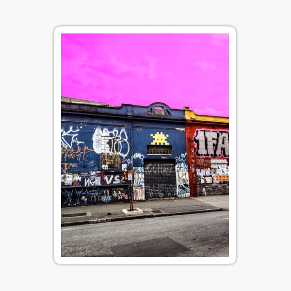 Pink Sky Sticker