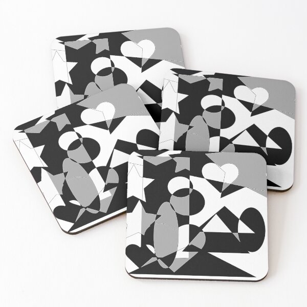 Item preview, Shapes black grey white.  designed and sold by OSG369.
