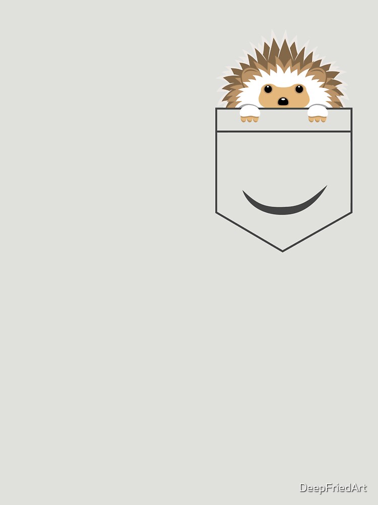 Hedgehog in your pocket! by DeepFriedArt