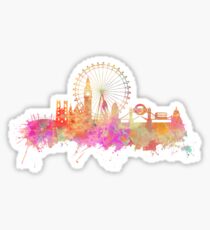 London skyline underground Sticker