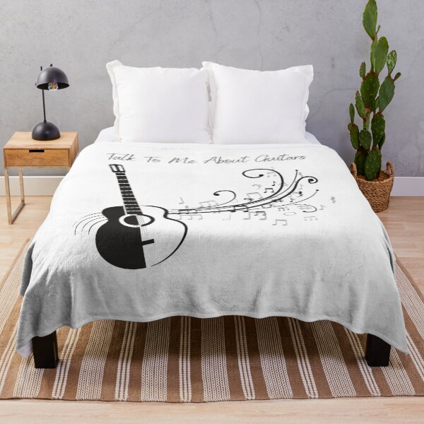Artikelvorschau, Sprechen Sie mit mir über Gitarren Shirt Wanddekoration entworfen und verkauft von littlebluehouse.