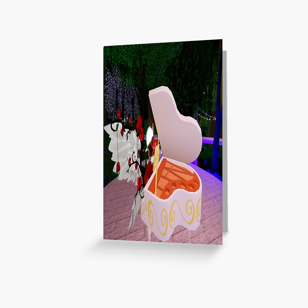 Roblox Piano Greeting Card By Jaspy Redbubble - take a screenshot w the krew roblox