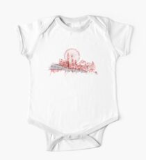 London skyline maps One Piece - Short Sleeve