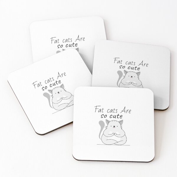 Item preview, Fat cats are so cute Novelty Joke Rare Loose Fit Cotton Fun . Many Tee Sizes & Colours. Top Birthday Christmas Gift Present. designed and sold by zazluxe.