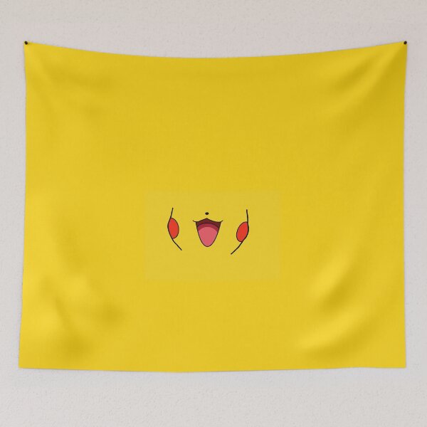 Item preview, FACEMask Yellow Buddy designed and sold by LisaDylanArt.