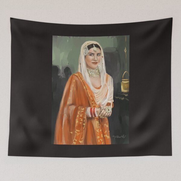 Item preview, Punjabi beauty Sonam Bajwa designed and sold by Sukhpal Grewal Ethnic Art.
