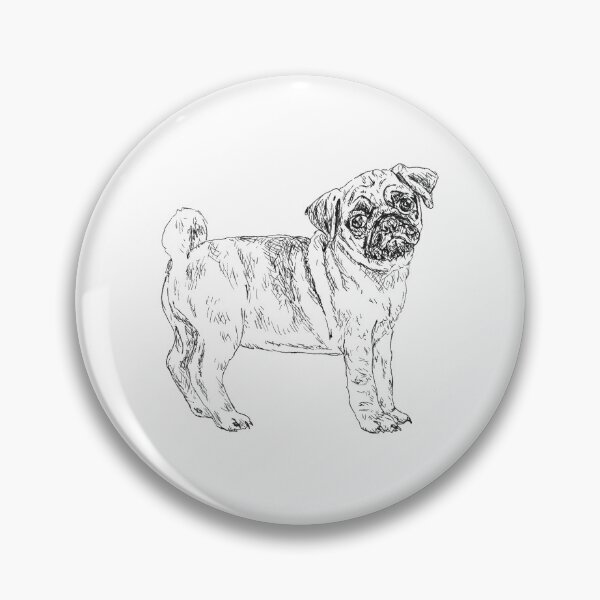 Item preview, Cute Sad Pug designed and sold by mari95santos.