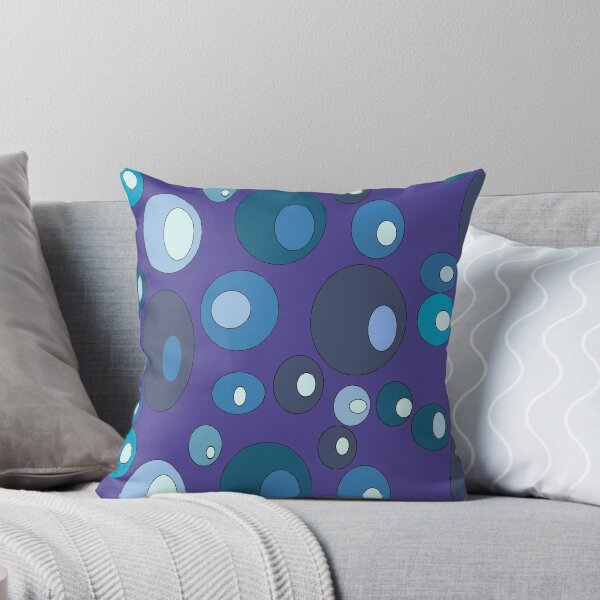Item preview, Blue purple abstract bubbles designed and sold by Abstractlara.