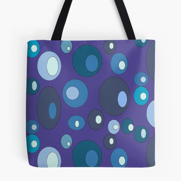 Item preview, Blue purple abstract bubbles designed and sold by Abstractlara.