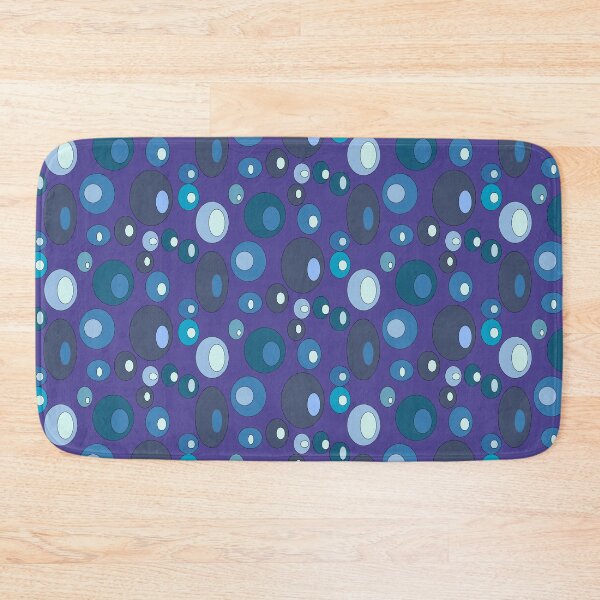 Item preview, Blue purple abstract bubbles designed and sold by Abstractlara.