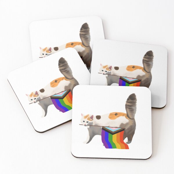 Item preview, Pride Cat designed and sold by fiatluxillust.