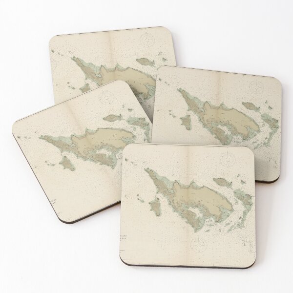 Item preview, Vintage Culebra Puerto Rico Map (1914) designed and sold by BravuraMedia.