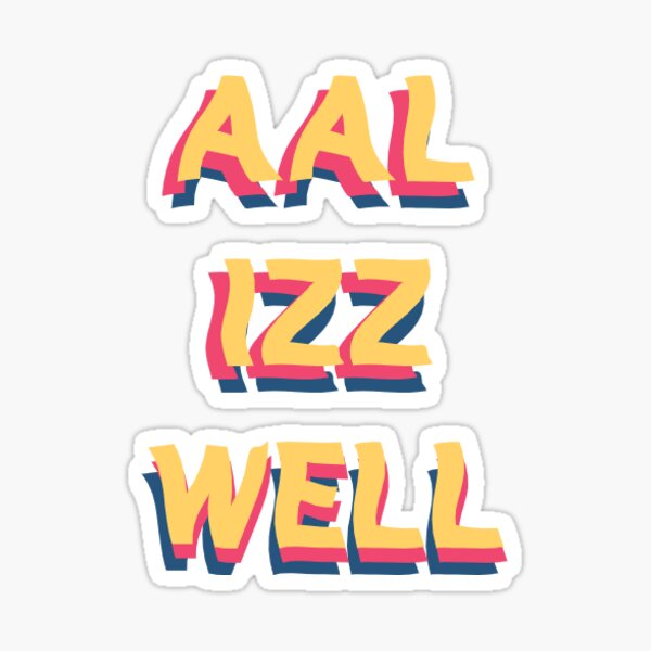 Item preview, Aal Izz Well designed and sold by sudhiksha352.