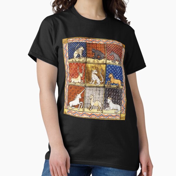 Vista previa del artículo con la obra «Bestiario medieval de animales», diseñado y vendido por Vintage Designs +.