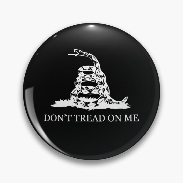 Item preview, Gadsden Flag - Black and White designed and sold by warishellstore.