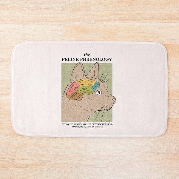 Item preview, The Feline Phrenology designed and sold by Thiago Corrêa.