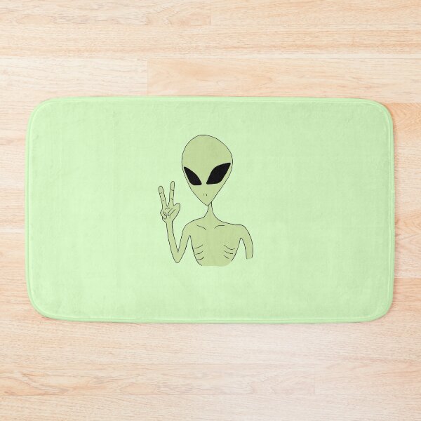 Item preview, Alien with peace sign designed and sold by SydneySells.
