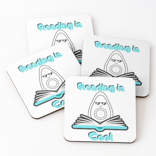 Item preview, Avocado Reading| Reading Is Cool Blue designed and sold by diverseidentity.
