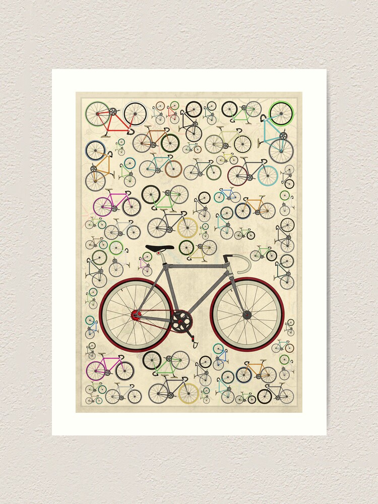 fixie bike art